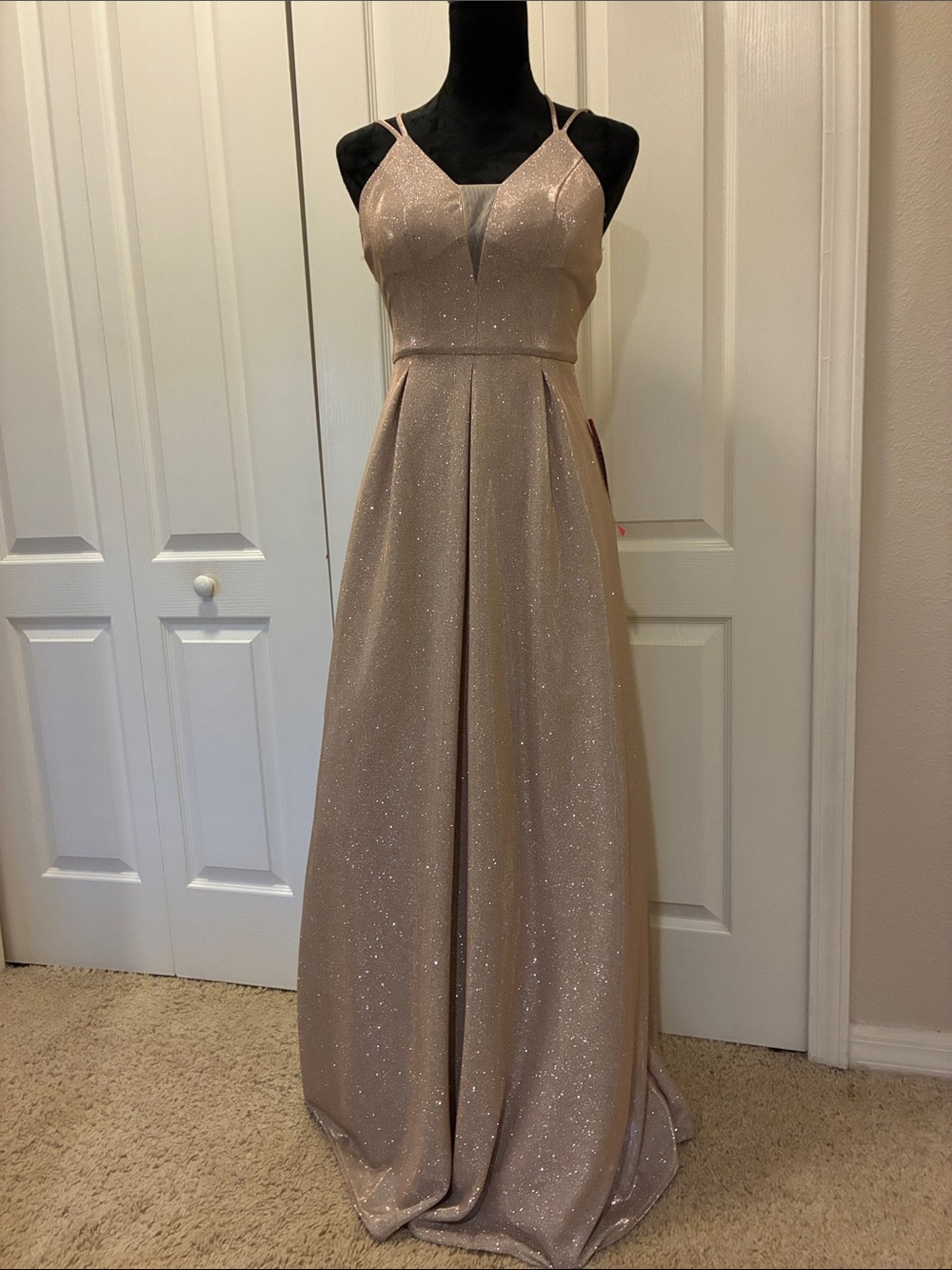 Ladies Crystal Doll Sparkling Prom Gown/dress. New.